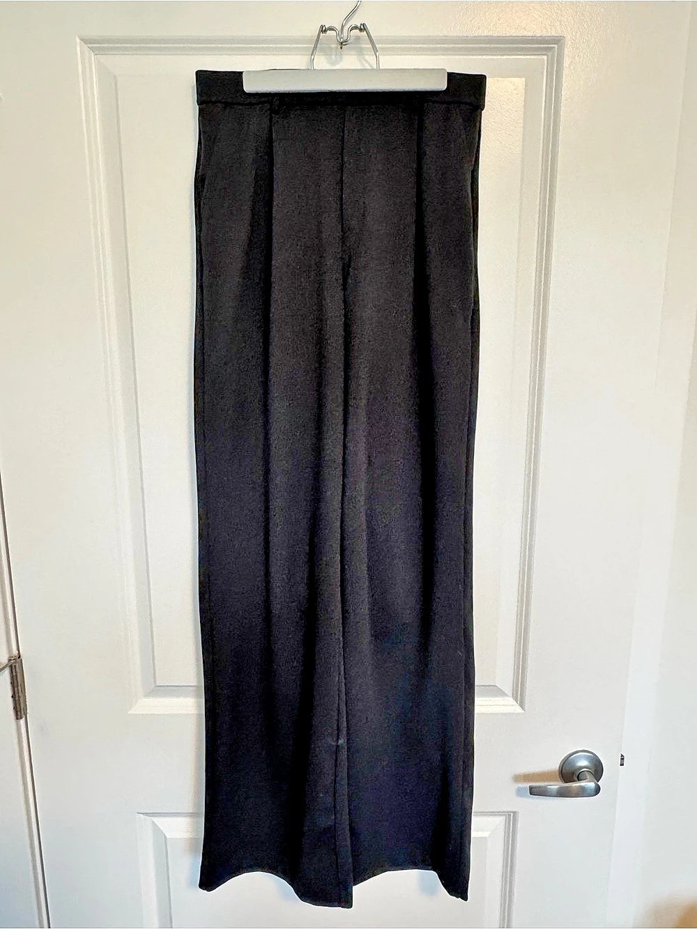 Halara Flex High Waisted Wide Leg Work Pants Black Medium